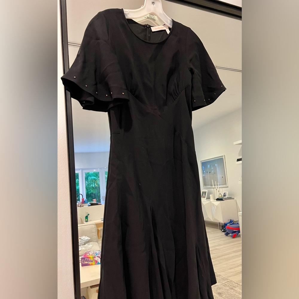 See By Chloe Elegant Black Long Sleeve Dress